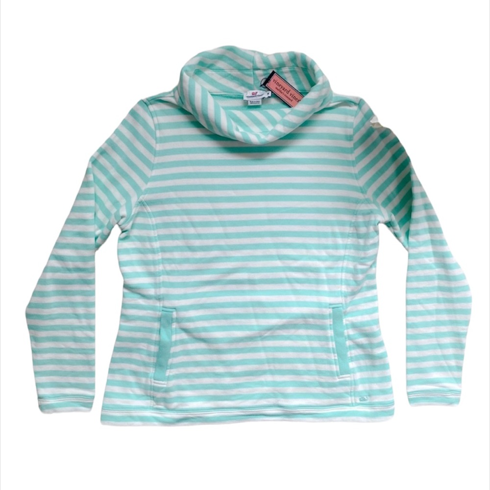 NWT Vineyard Vines striped knit pullover sweatshirt